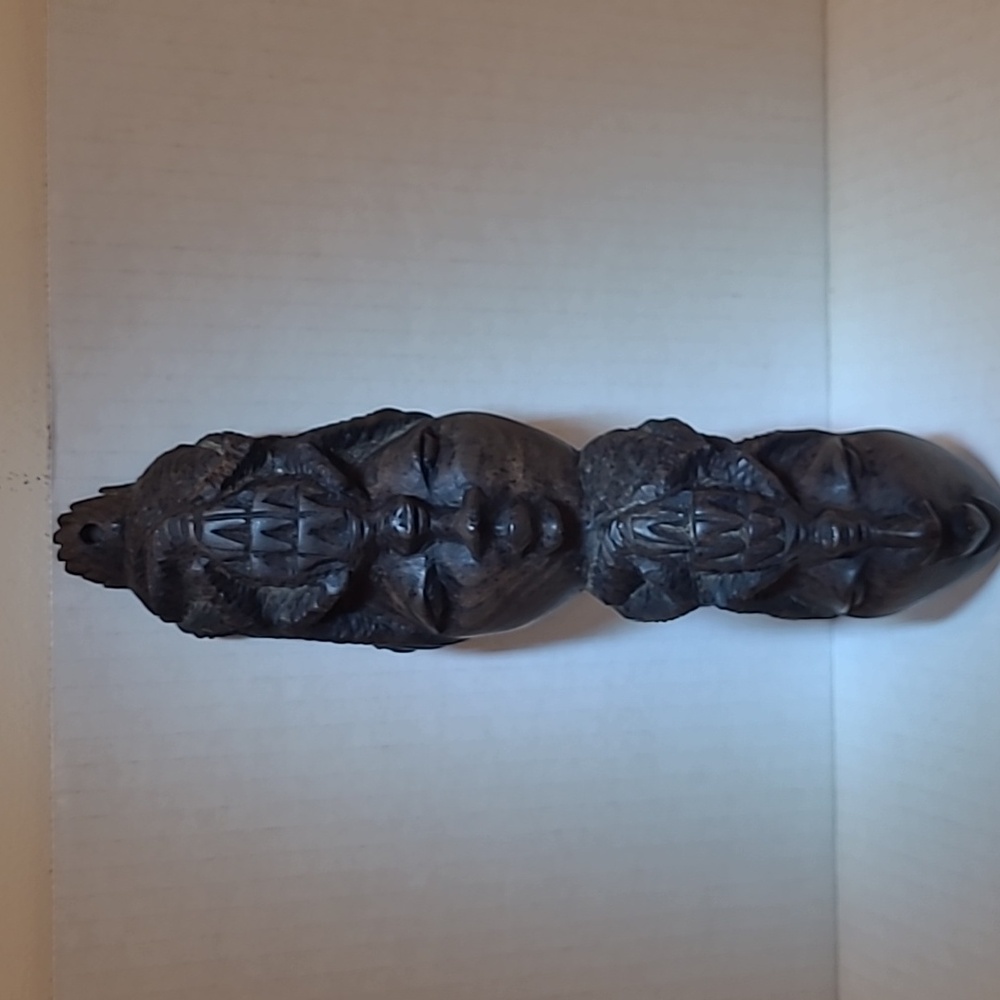 Vintage Handcarved Wooden Tribal Wall Decor